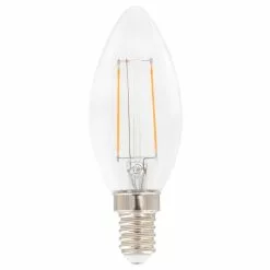 Airam Filament LED Kronljus E14, 2700K 250lm 2,5W Dimmable