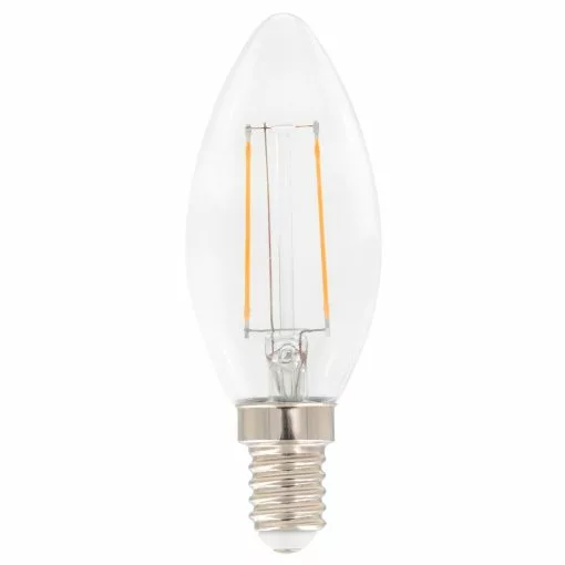 Airam Filament LED Kronljus E14, 2700K 250lm 2,5W Dimmable -Knoppen & handgrepen Verkoop airam filament led kronljus e14 2700k 250lm 25w dimmable 0