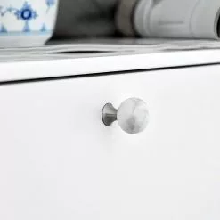Beslag Design Bead Straight Knob, Grey Marble -Knoppen & handgrepen Verkoop beslag design bead straight knob 5