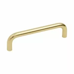 Beslag Design Bolmen Handle 10,4 Cm, Untreated Polished Brass