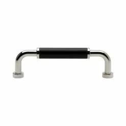 Beslag Design Brohult M Handle CC 96 Mm, Nickel Plated/Black