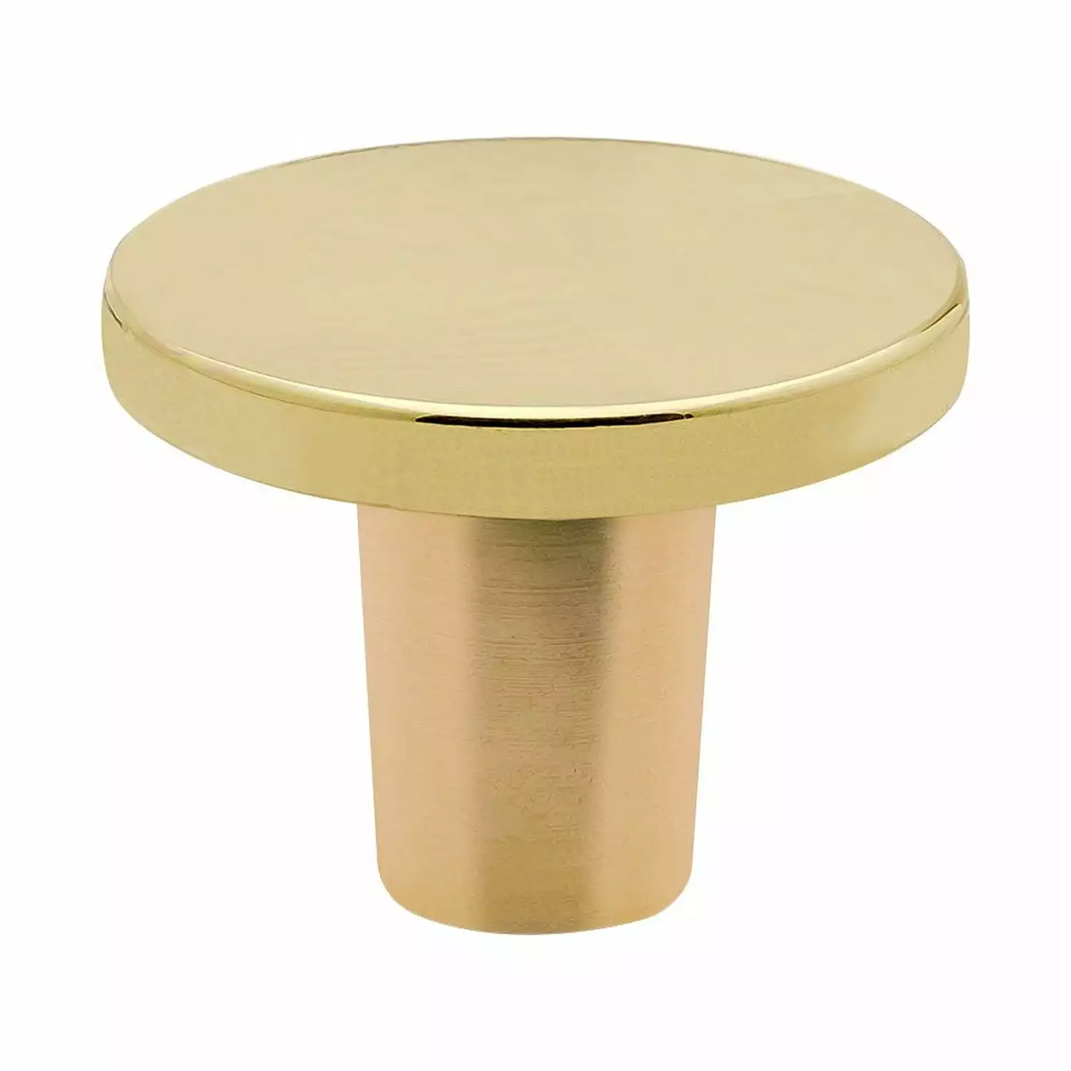 Beslag Design Dalby Knop, Gepolijst Onbehandeld Messing 1 Beslag Design Dalby Knop, Gepolijst Onbehandeld Messing