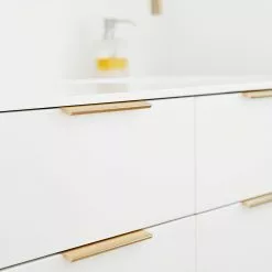 Beslag Design Edge Rechte Handgreep 20 Cm, Roestvrij Staal -Knoppen & handgrepen Verkoop beslag design edge straight handle 20 cm 10 5