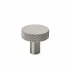 Beslag Design Flat Knob 26, Stainless Steel