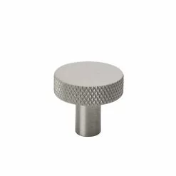 Beslag Design Flat Knob 26, Stainless Steel