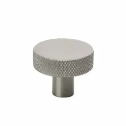 Beslag Design Flat Knob 32, Stainless Steel