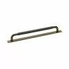 Beslag Design Helix Handle With Plate 224, Antique Bronze