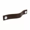 Beslag Design Loop Handle L, Brown/Polished Chrome
