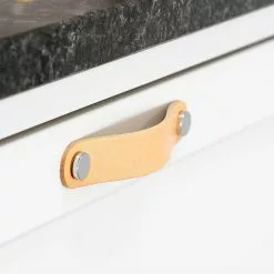 Beslag Design Loop Round Handle L, Nature/Black -Knoppen & handgrepen Verkoop beslag design loop round handle l 15