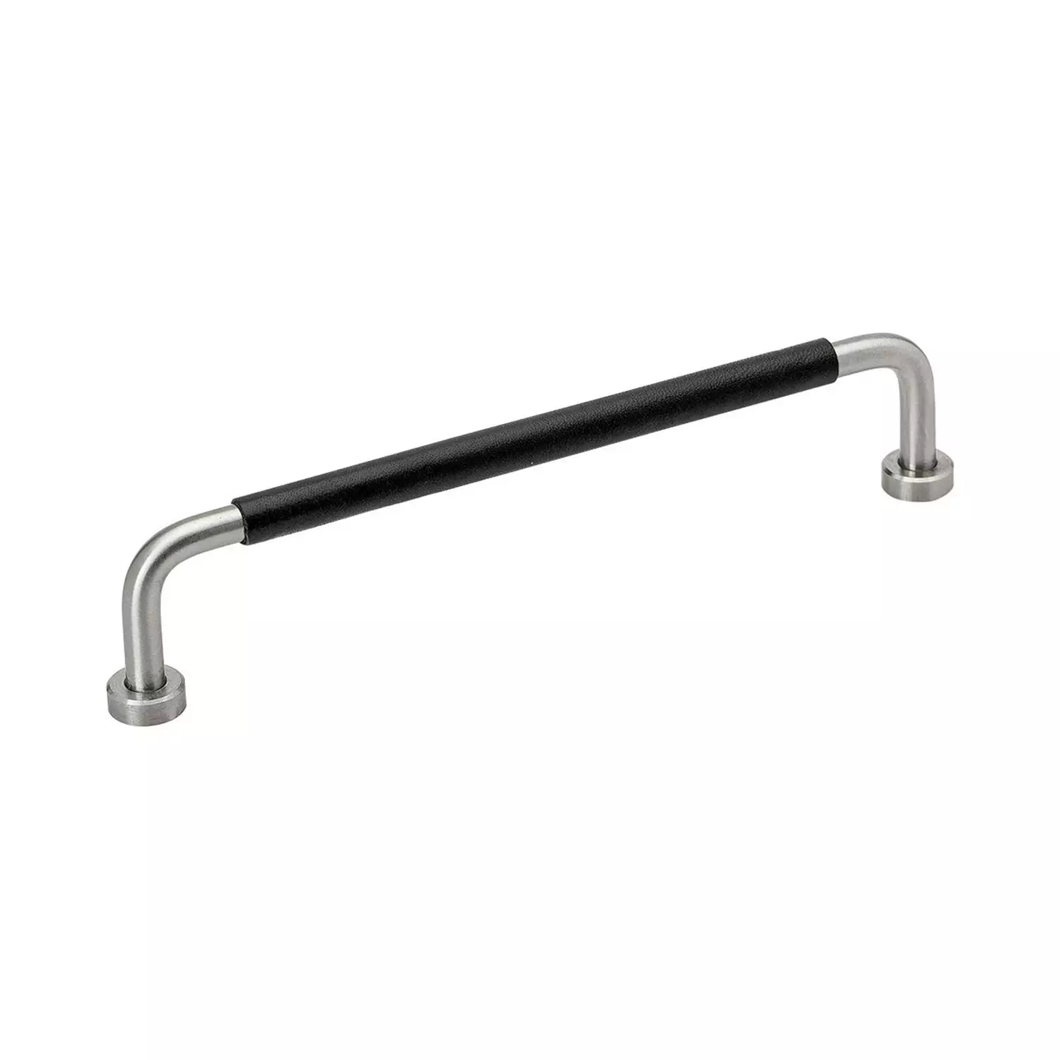Beslag Design Lounge Handle, Leather Black/Stainless 1 Beslag Design Lounge Handle, Leather Black/Stainless