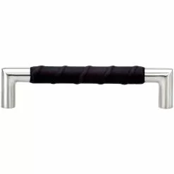 Beslag Design Norma Handle Stainless/Black Leather