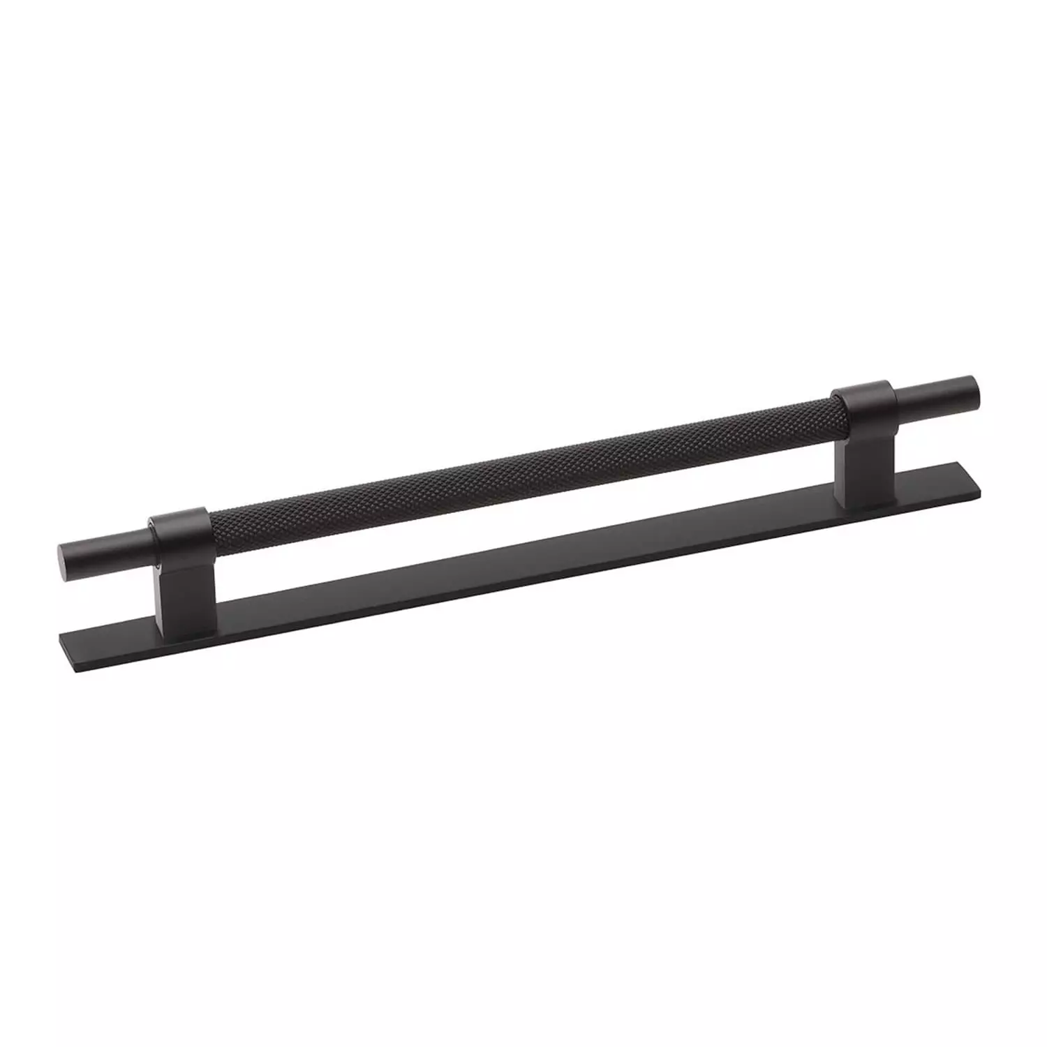 Beslag Design Pitch 192 Handle With Plate, Matt Black 1 Beslag Design Pitch 192 Handle With Plate, Matt Black