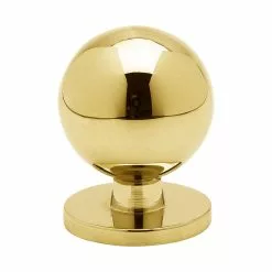 Beslag Design Solliden Knob, Polished Brass