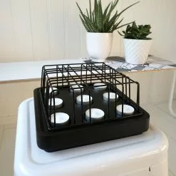 Born In Sweden Stumpastaken Kaarshouder Small, Zwart -Knoppen & handgrepen Verkoop born in sweden stumpastaken candle holder small 10