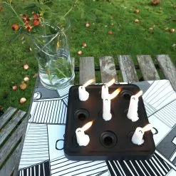 Born In Sweden Stumpastaken Kaarshouder Small, Zwart -Knoppen & handgrepen Verkoop born in sweden stumpastaken candle holder small 9