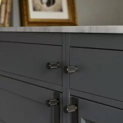 Buster + Punch Cross Knop Pak Van 2, Smoked Bronze -Knoppen & handgrepen Verkoop buster punch buster punch knop 2 pack zwart 6