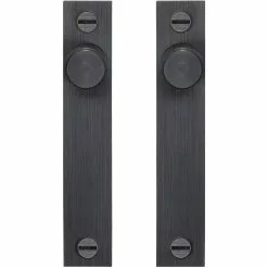 Buster + Punch Cross Plate Knop Pak Van 2, Smoked Bronze