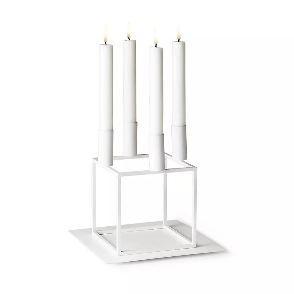 By Lassen Kubus 4 Base, White 2 By Lassen Kubus 4 Base, White - Afbeelding 2