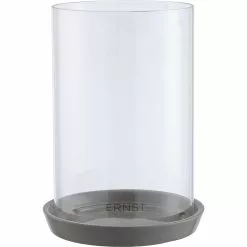 Ernst Kaarshouder Stompkaars Met Piekje, Grijs