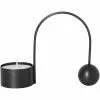 Ferm LIVING Balance Candle Holder, Black Brass