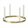 Ferm LIVING Circle Candle Holder Brass, Large