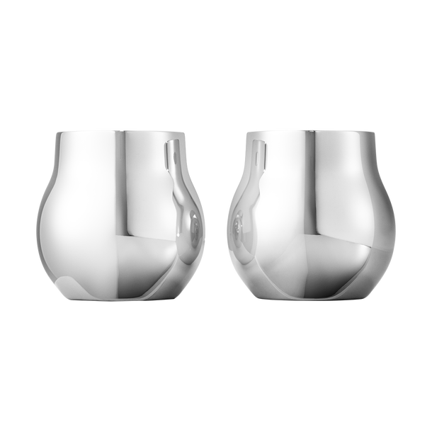 Georg Jensen Cafu Candle Holder 2 Pcs, Stainless Steel 3 Georg Jensen Cafu Candle Holder 2 Pcs, Stainless Steel - Afbeelding 3