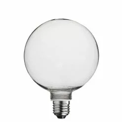 Globen Lighting E126 E27 Globe Clear Dimmable Without Light Source, 125 Mm