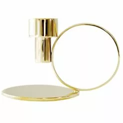 Hilke Collection Insieme Candleholder Brass