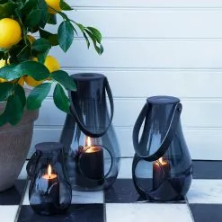 Holmegaard Design With Light Lantern 29 Cm, Smoke -Knoppen & handgrepen Verkoop holmegaard design with light lantern smoke 12 1