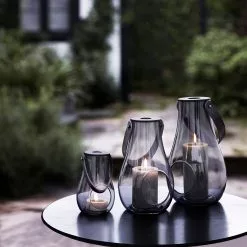 Holmegaard Design With Light Lantern 29 Cm, Smoke -Knoppen & handgrepen Verkoop holmegaard design with light lantern smoke 16