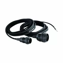 House Doctor Textile Wire E27, Black