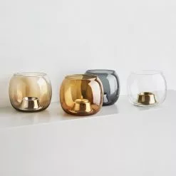 Iittala Kaasa Votive 141x115 Mm, Clear/Rose Gold -Knoppen & handgrepen Verkoop iittala kaasa candle holder 19