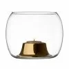 Iittala Kaasa Votive 141x115 Mm, Clear/Rose Gold