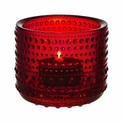 Iittala Kastehelmi Lantaarn 6,4 Cm, Cranberry