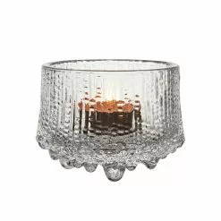 Iittala Ultima Thule Candle Holder 6,5 Cm, Clear