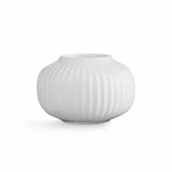 Kähler Hammershøi Candle Holder 10 Cm, White