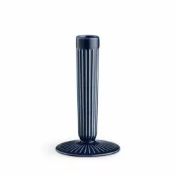 Kähler Hammershøi Candle Holder Indigo, 16 Cm