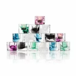 Kosta Boda Candle Holder, Blue -Knoppen & handgrepen Verkoop kosta boda brick candle holder 12 1