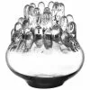 Kosta Boda Polar Candle Holder Medium 20 Cm, Clear