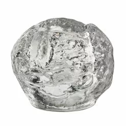 Kosta Boda Snowball Candle Holder, Medium