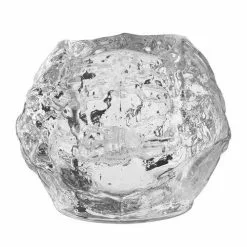 Kosta Boda Snowball Candle Holder, Large