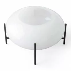 Menu Echasse Hurricane Tea Light Holder, Opal/Bronzed Brass