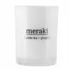 Meraki Scented Candle L White Tea & Ginger