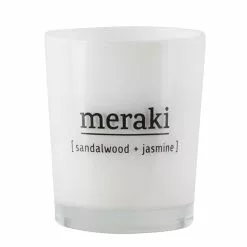 Meraki Scented Candle 5,5x6,7 Cm Sandalwood & Jasmine