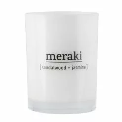 Meraki Scented Candle 8x10,5 Cm Sandalwood & Jasmine