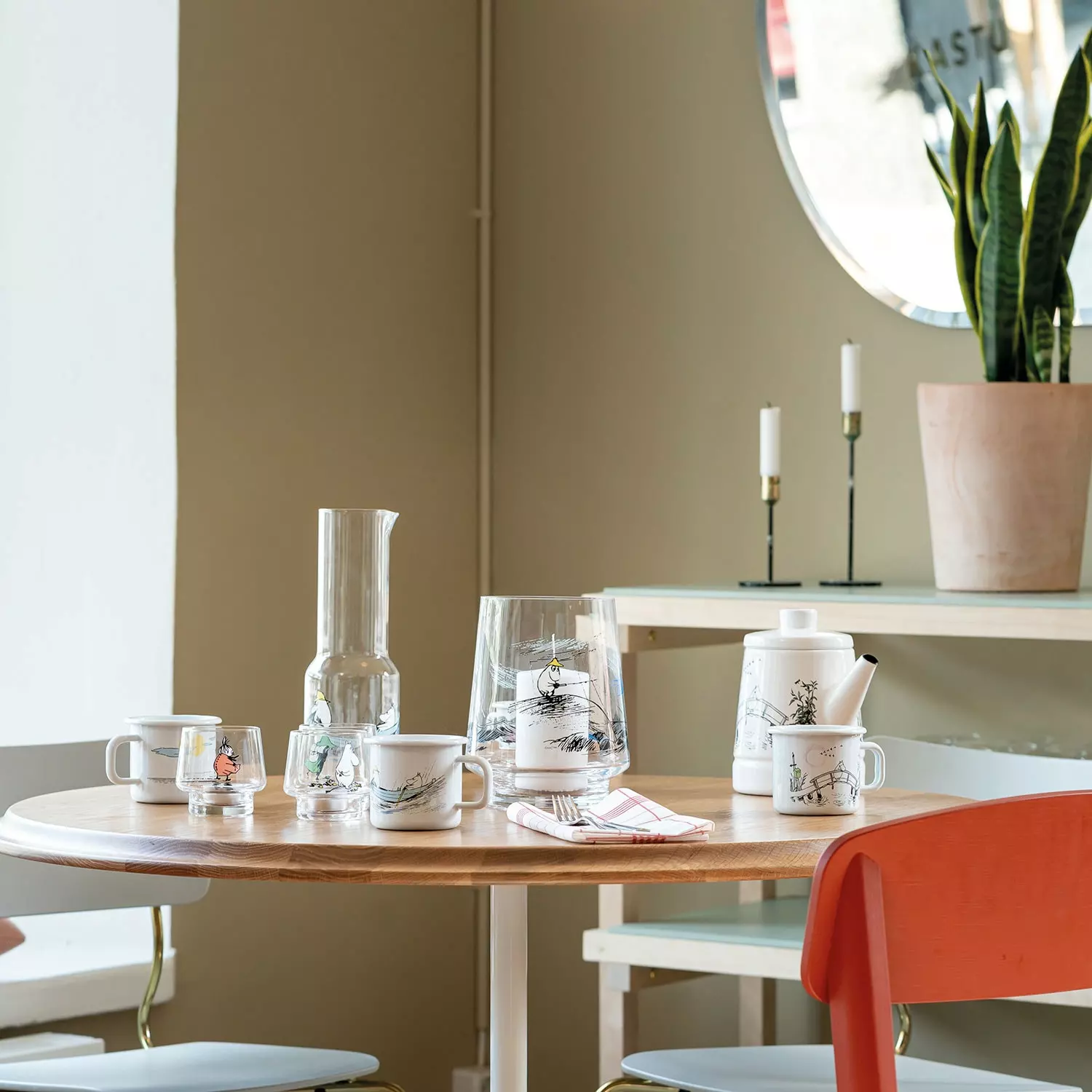 Muurla Moomin Candle Holder 8 Cm, The Wait 2 Muurla Moomin Candle Holder 8 Cm, The Wait - Afbeelding 2