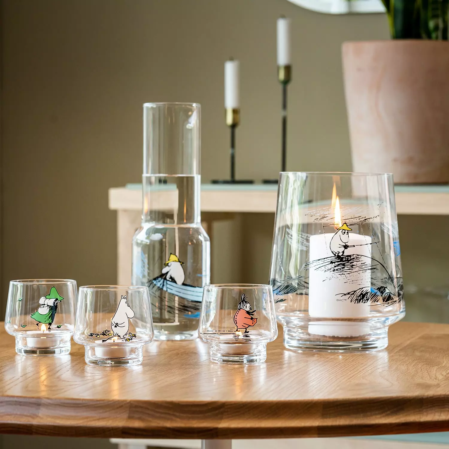 Muurla Moomin Candle Holder 8 Cm, The Wait 3 Muurla Moomin Candle Holder 8 Cm, The Wait - Afbeelding 3