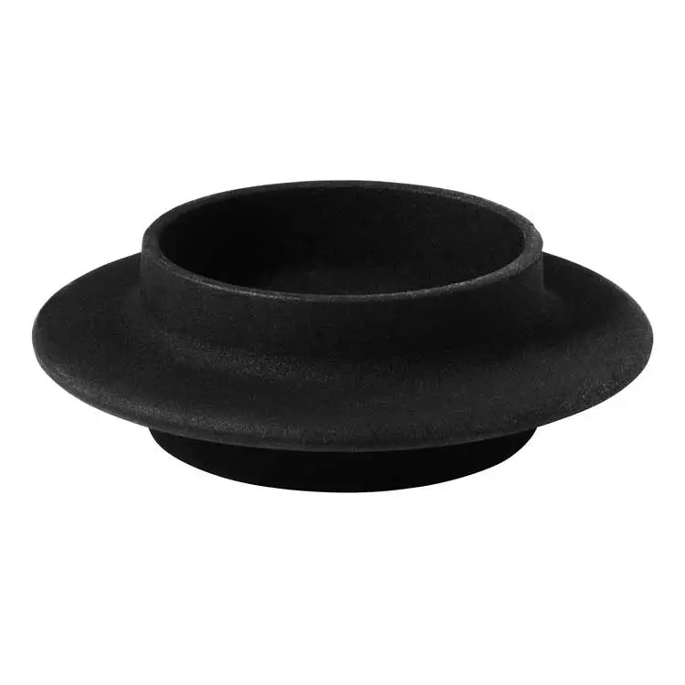 Normann Copenhagen Heima Block Candle Holder, Black 1 Normann Copenhagen Heima Block Candle Holder, Black