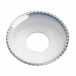 Nybro Crystal Candle Ring, Pearl Border