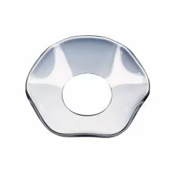 Nybro Crystal Wavy Candle Ring Ø 5,5 Cm, Clear